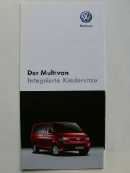 VW T5 Multivan Prospekt Januar 2005 7HM 7HF NEU