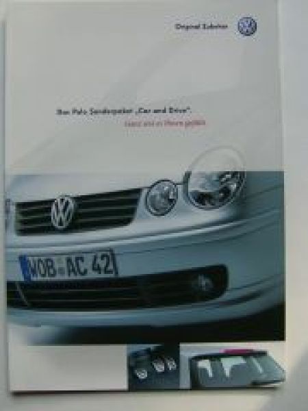 VW Original Zubehör Polo 9N1 Sonderpaket Car & Drive : Autoliteratur Höpel