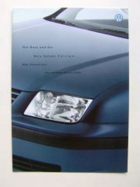 VW Preisliste Bora & Variant Edition 1J2 1J6 September 2000