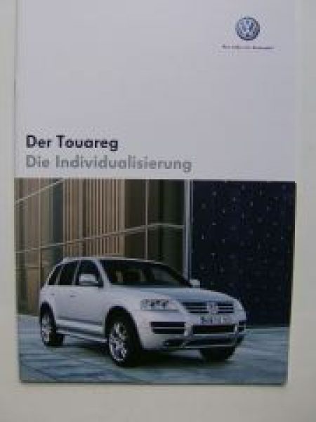 VW Touareg Die Individualisierung Prospekt 7LA Juni 2006