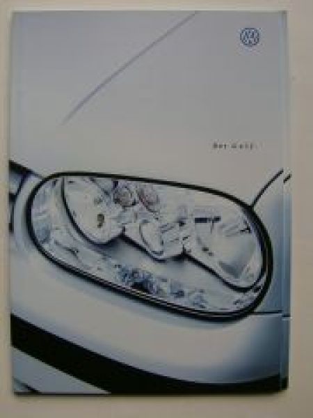 VW Golf4 1J1 Prospekt +Trendline Highline V6 4motion +GTi 10/199