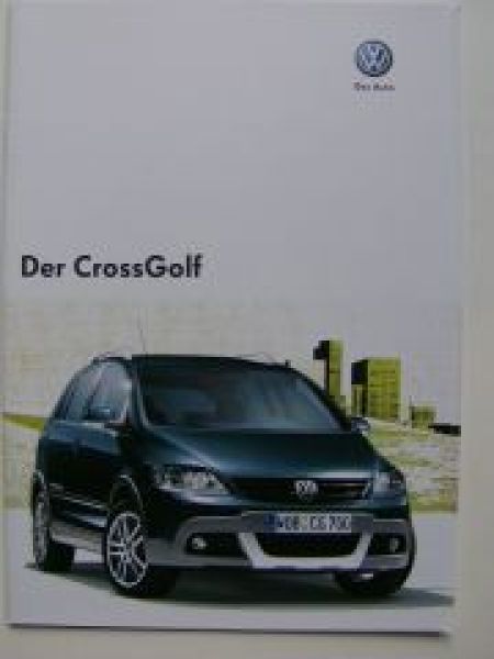 VW CrossGolf5 Prospekt Oktober 2007 1K1 NEU