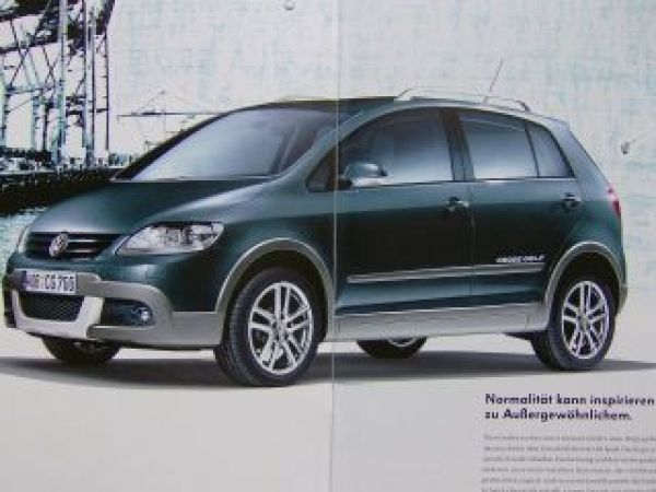 VW CrossGolf5 Prospekt Oktober 2007 1K1 NEU