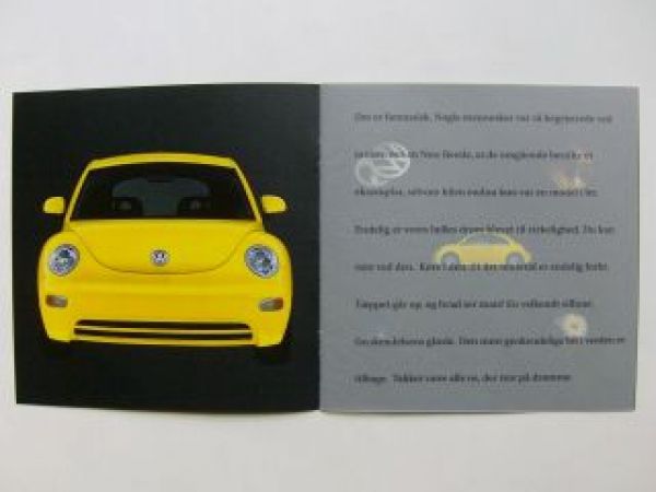 VW New Beetle Oktober 1998 Prospekt 9C1 1C1 Dänemark