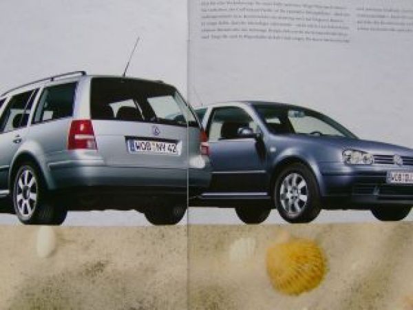 VW Golf4 Variant Pacific Prospekt Mai 2004 1J5 NEU