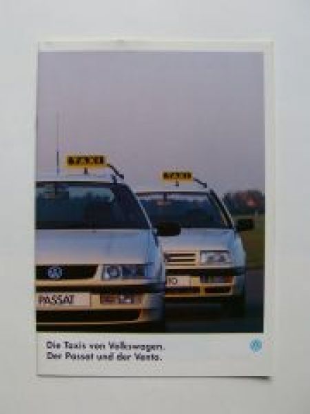 VW Taxis Passat 3A5 3A2 Vento 1H2 Prospekt Januar 1994