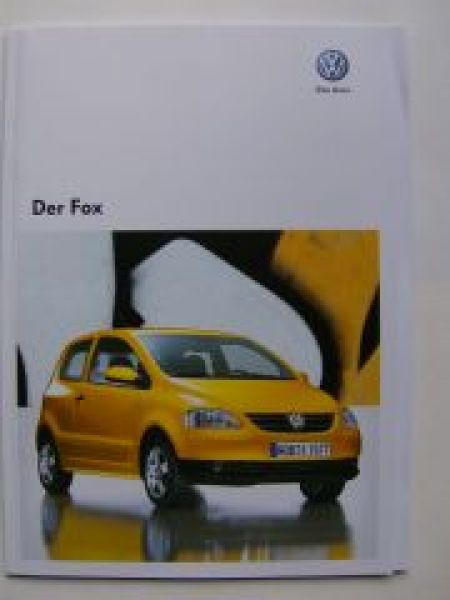 VW Fox 5Z1 Prospekt +Preisliste Juli 2006 NEU