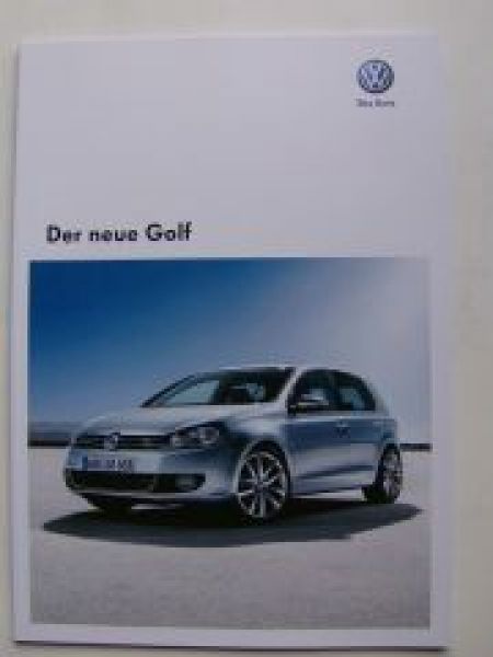 VW Golf6 Prospekt +Preisliste Mai 2009 NEU
