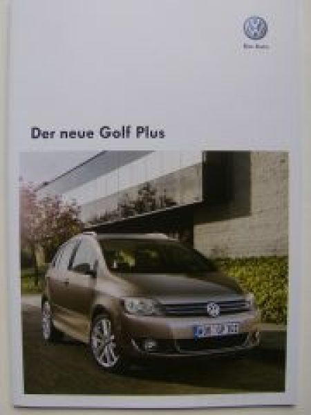 VW Golf5 Plus Facelift Prospekt 5M1 Februar 2009 NEU