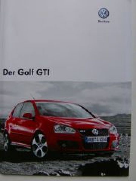 VW Golf5 GTI Mai 2005 Prospekt 1K1