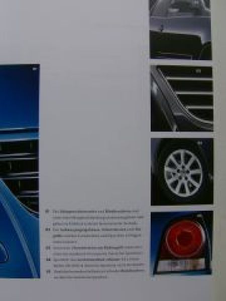 VW Polo Prospekt Okober 2007 9N3 +Preise +BlueMotion