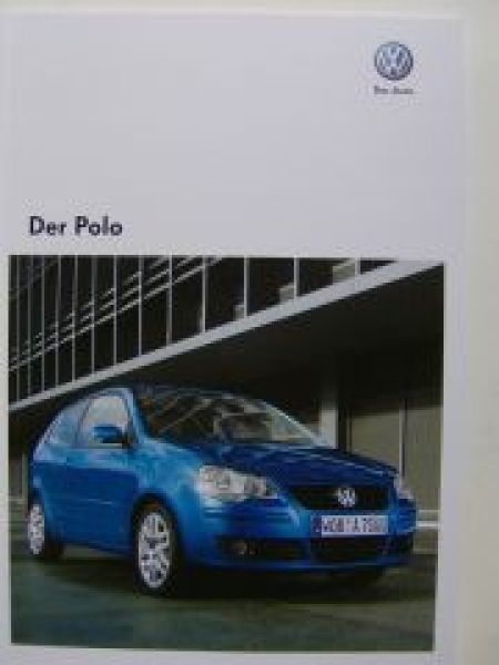 VW Polo Prospekt Okober 2006 9N3 +Preise