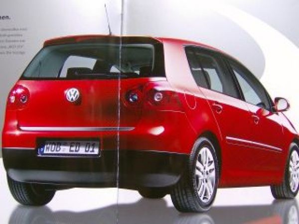 VW Golf5 + Golf Plus Edition Prospekt 1K1 5M1 Februar 2008