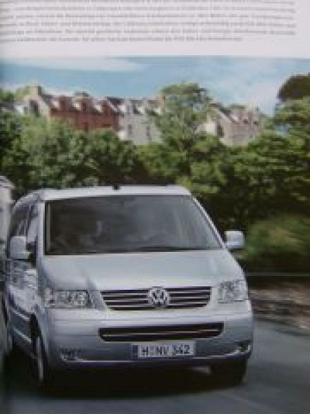 VW T5 California Prospekt Januar 2006 +Preisliste NEU