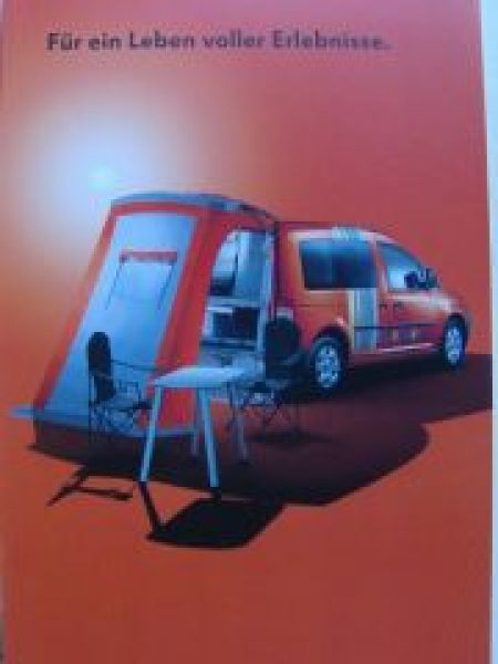 VW Caddy Life Tramper Prospekt Mai 2008 NEU +Preisliste