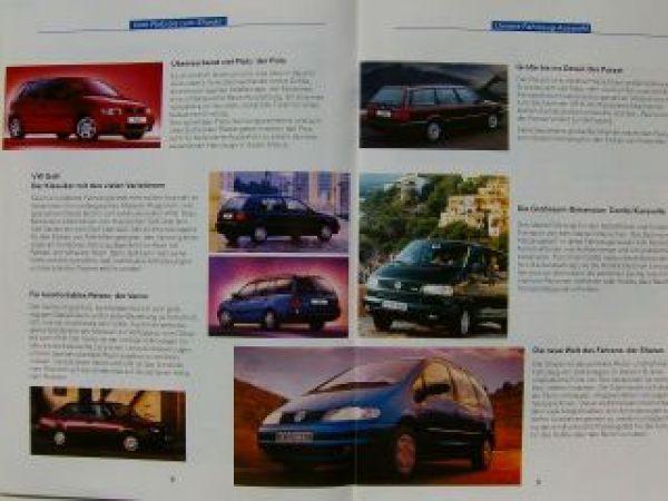 VW Mobil Fahrhilfen für Behinderte Prospekt Golf4 etc. 4/1996