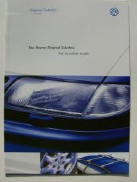 VW Sharan Original Zubehör Prospekt 7M8 September 1999