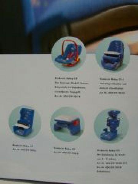 VW Sharan Original Zubehör Prospekt 7M8 September 1999