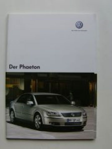 VW Phaeton Prospekt 3D2 3D8 Mai 2006 +Preise NEU