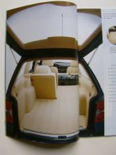 VW Passat Variant Prospekt 3B6 Oktober 2001 Facelift