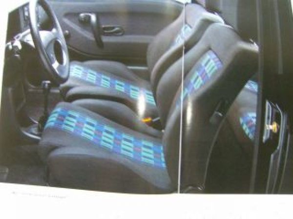 VW Polo G40 Typ 86C Prospekt August 1992 Rarität