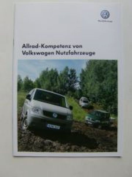 VW T5 Allrad-Kompetenz NFZ Prospekt  +Pritsche +4Motion