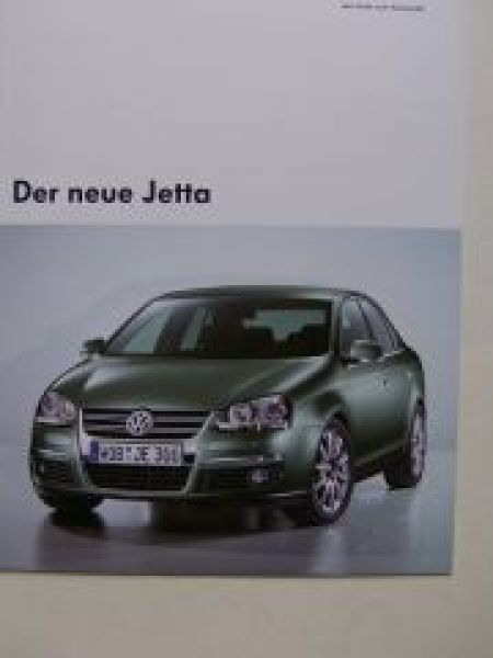 VW Jetta 1K2 Prospekt Juni 2005 +Preisliste NEU