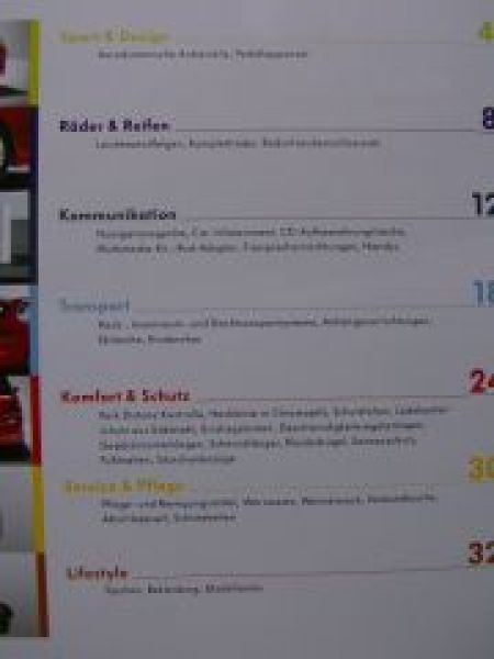 VW Golf5 Variant Original Zubehör Prospekt 1K5 Juli 2007