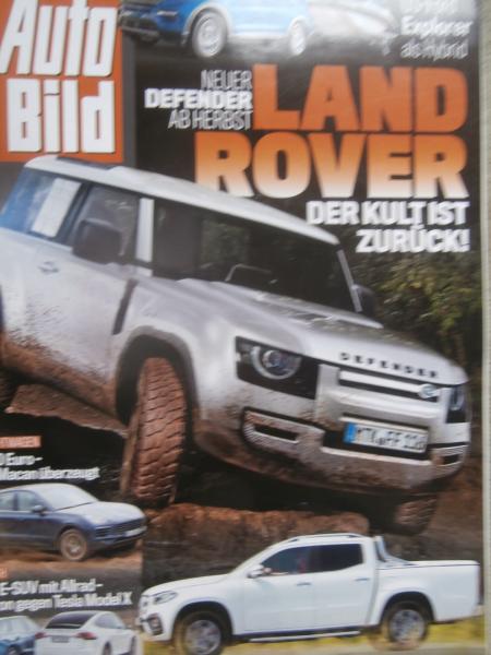 Auto Bild allrad 9/2019 X250d Test,Audi e-tron vs. Tesla Model X,Ford Explorer Hybrid,VW Amarok Red Rok,A4 Allrad