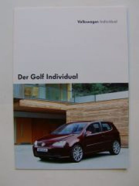 VW Golf5 Individual Prospekt 1K1 Mai 2005