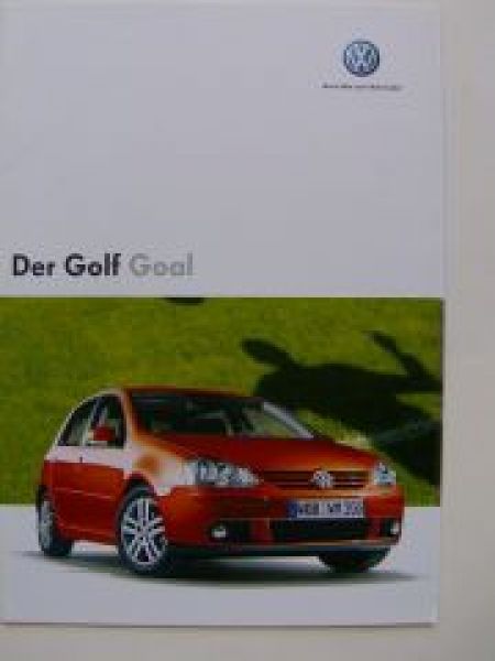 VW Golf5 Goal Prospekt Februar 2006 1K1