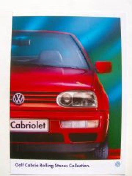 VW Golf3 Cabrio Rolling Stones Collection 1E7 Januar 1996