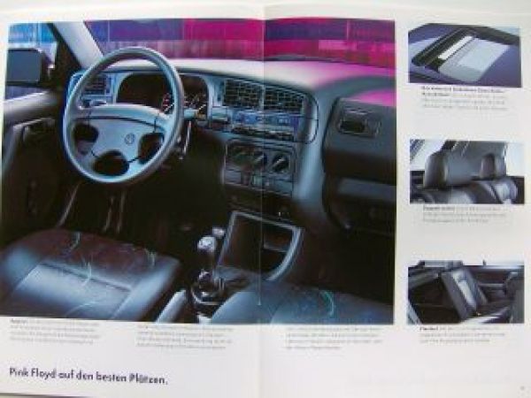 VW Golf3 Pink Floyd 1H1 August 1994 Prospekt