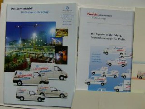 VW Systemfahrzeuge für Profis LT T4 Caddy Prospektmappe