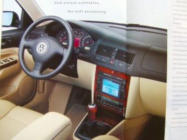 VW Golf4 & Variant Prospekt 1J1 1J5 Österreich September 2000