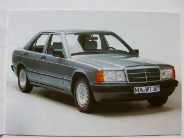 Mercedes-Benz W201 190D Prospekt November 1983
