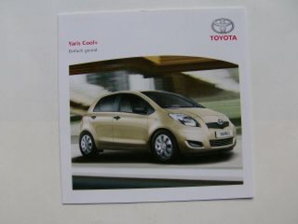 Toyota Yaris Cool+ Prospekt September 2009 NEU Typ XP9