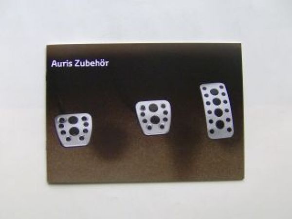 Toyota Auris Zubehör Prospekt August 2009 +Preisliste