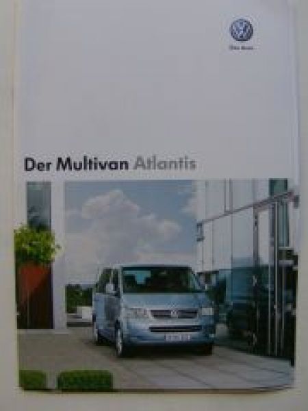 VW T5 Multivan Atlantis 7HM 7HF Prospekt September 2006