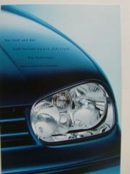 VW Preisliste Golf4 & Variant Sport Edition Juni 2001 1J1 1J5