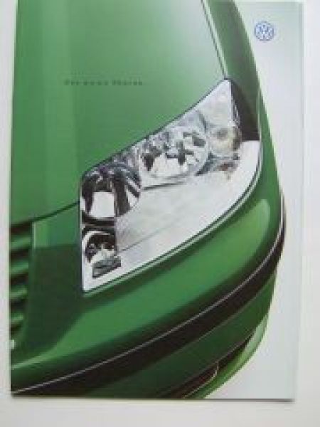 VW Sharan Prospekt 7M6 7M9 Oktober 2000 NEU