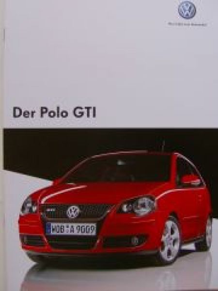 VW Polo GTI Prospekt 9N6 +Preisliste Oktober 2006 NEU