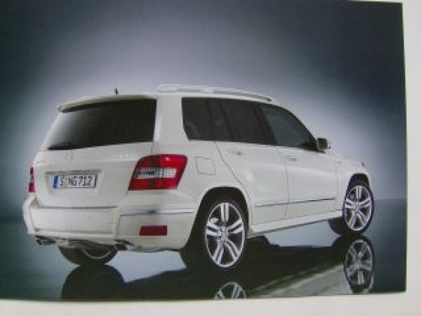 Mercedes Benz GLK-Klasse Edition1 Prospekt Juni 2008 NEU X204