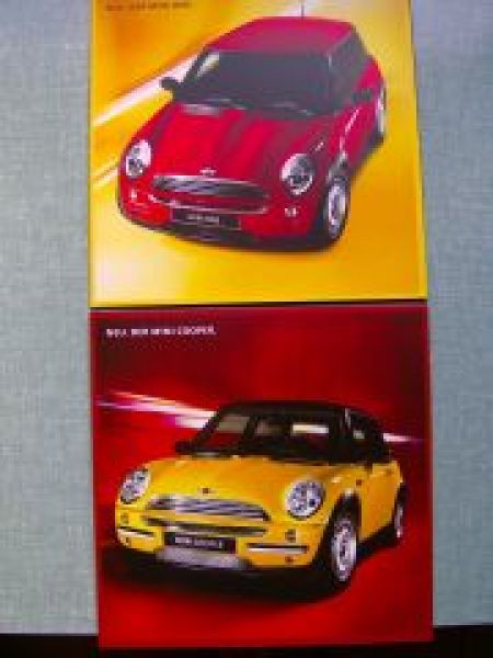 BMW Mini Prospekt One +Cooper 2001 R50 Vorstellung