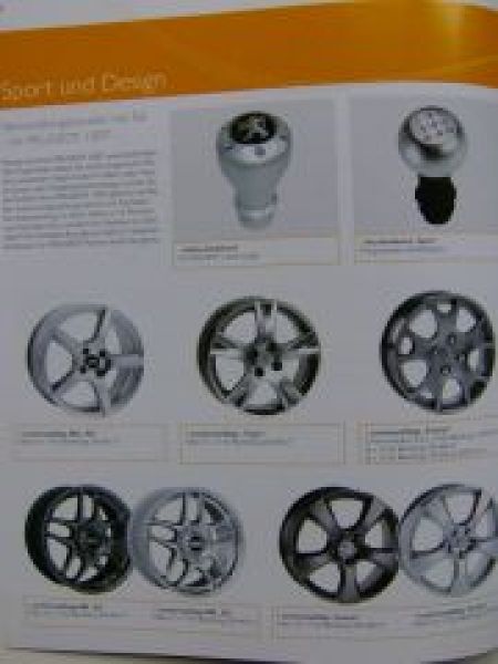 Peugeot 1007 Original Zubehör Prospekt Juni 2008 +Preise