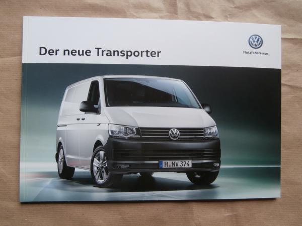 VW T6 Transporter +Zubehör Prospekt Juni 2015 NEU : Autoliteratur Höpel
