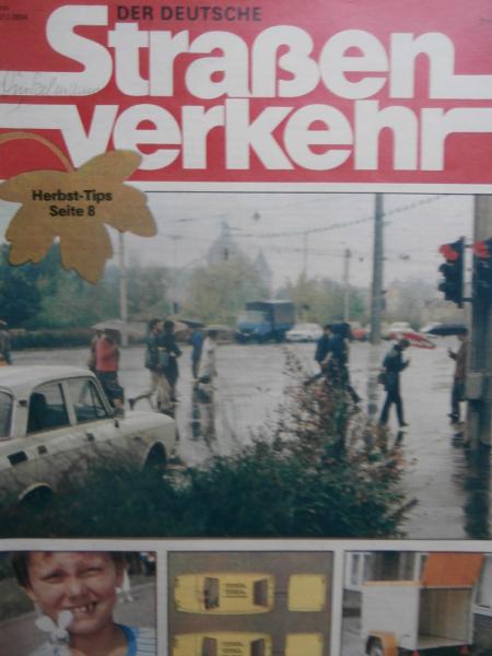 Der Deutsche Straßenverkehr 9/1986 Lada WAS 2108, Moskwitsch 2141,Citroen AX,
