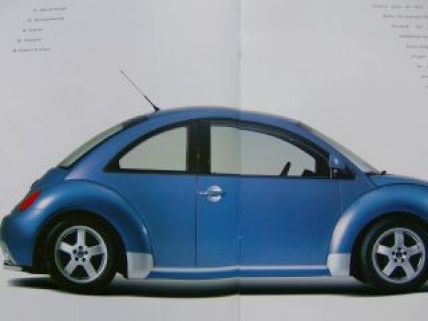VW New Beetle Original Zubehör Prospekt Juni 1999 NEU