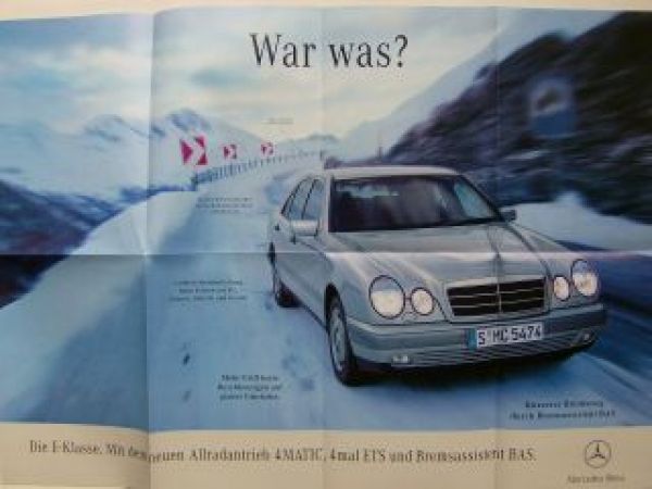 Mercedes Benz E-Klasse W210 4Matic  ETS Poster Januar 1997