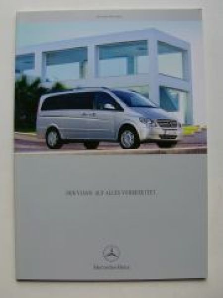 Mercedes Benz Viano Prospekt September 2005 NEU